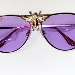 Purple Bumblebee Sunglasses 