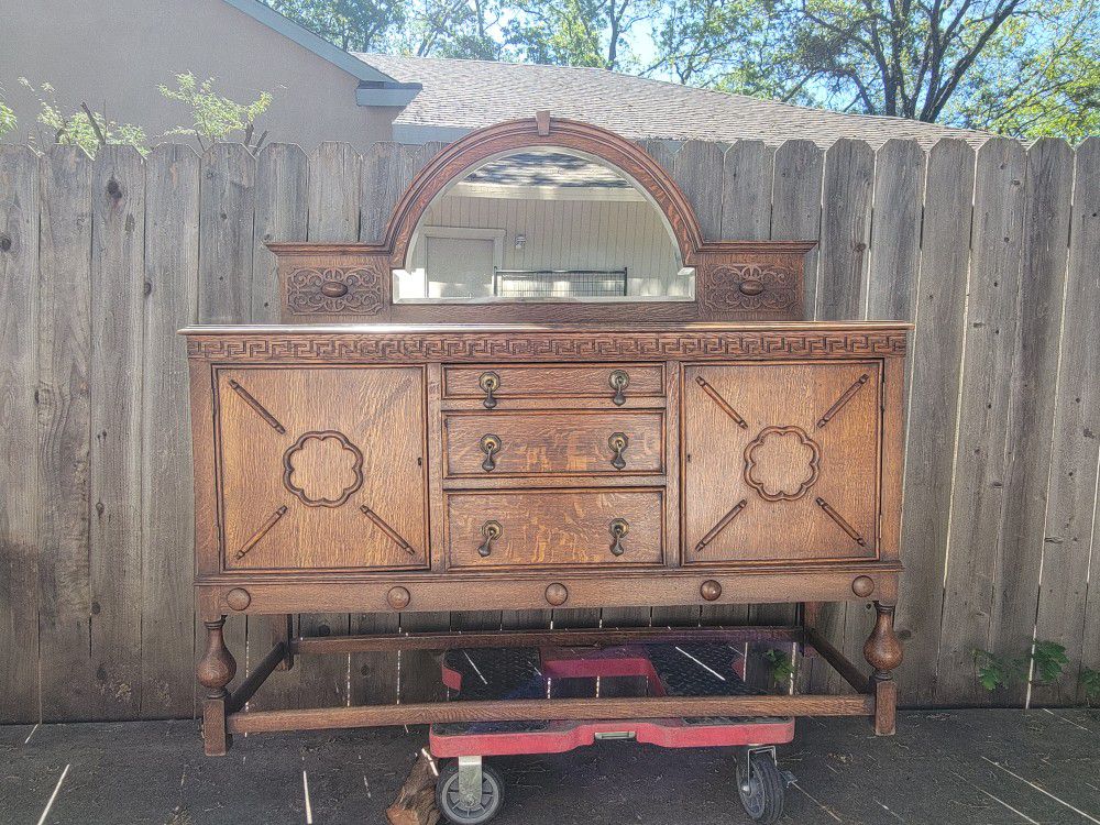 Antique Sideboard Dresser 