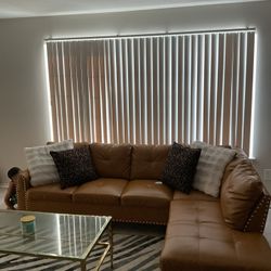 Brown Sectional $200