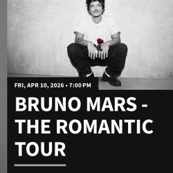 Bruno Mars Romantic Tour - Las Vegas!