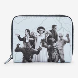 Loungefly Universal Monsters “GLOW IN THE DARK” Wallet ( Price Is Firm ) Bag In Profile 