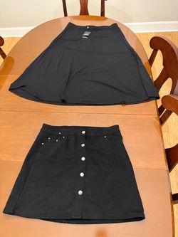NEW ADRIANNA PAPELL LONG SKIRT & a pair of button up Skirt