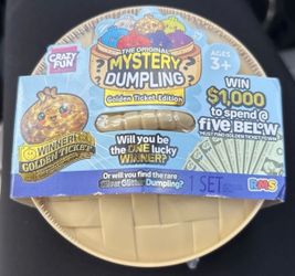 Rare viral golden ticket dumpling new with receipt