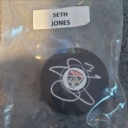 SETH JONES STANLEY CUP WINNER AUTOGRAPH