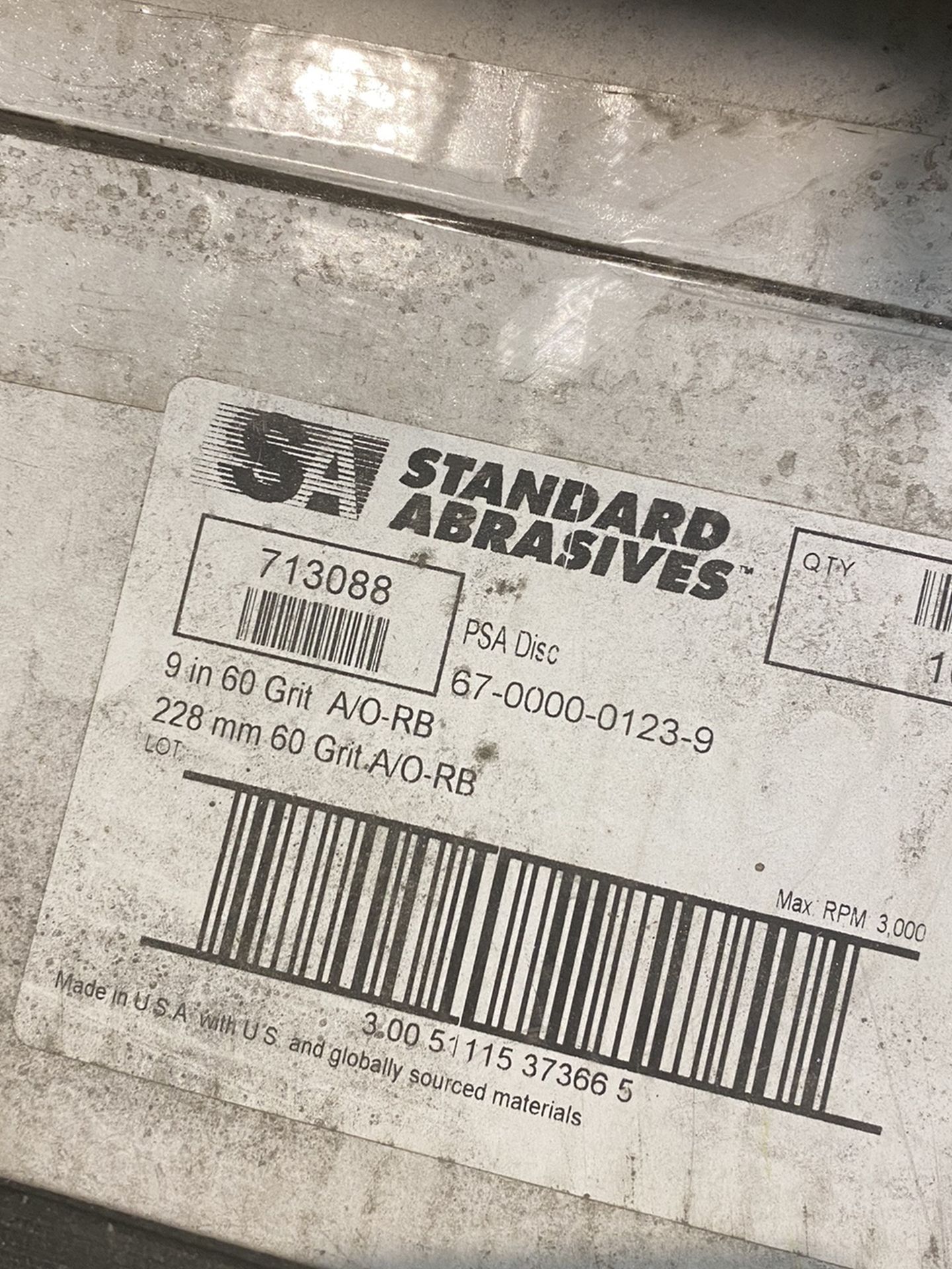 Disc Sander Discs 9” 60 Grit 2 Boxes