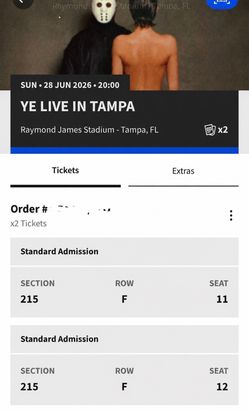 YE tickets