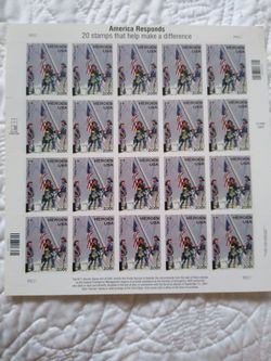 (9/11) America Responds, Postal Stamps