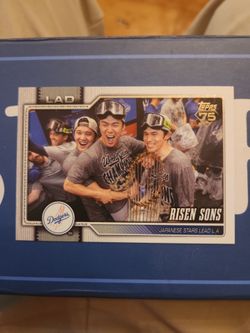Risen Sons" Dodgers Combo Stars Lead LA" Card (#642)