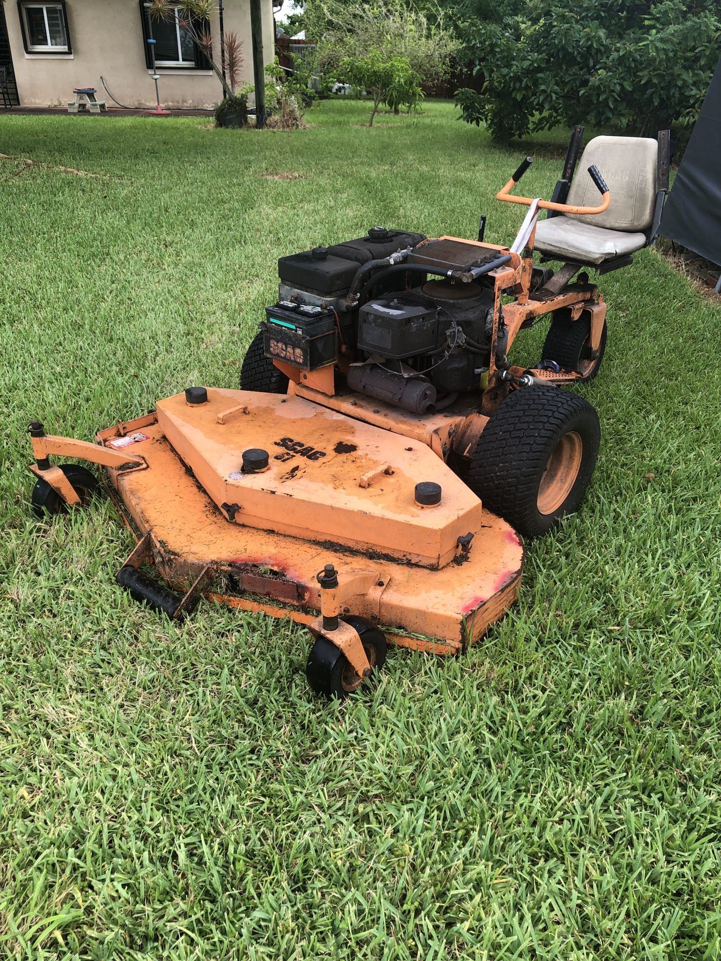 3-wheel SCAG STHM 22hp 51” 3-blade Cut Deck
