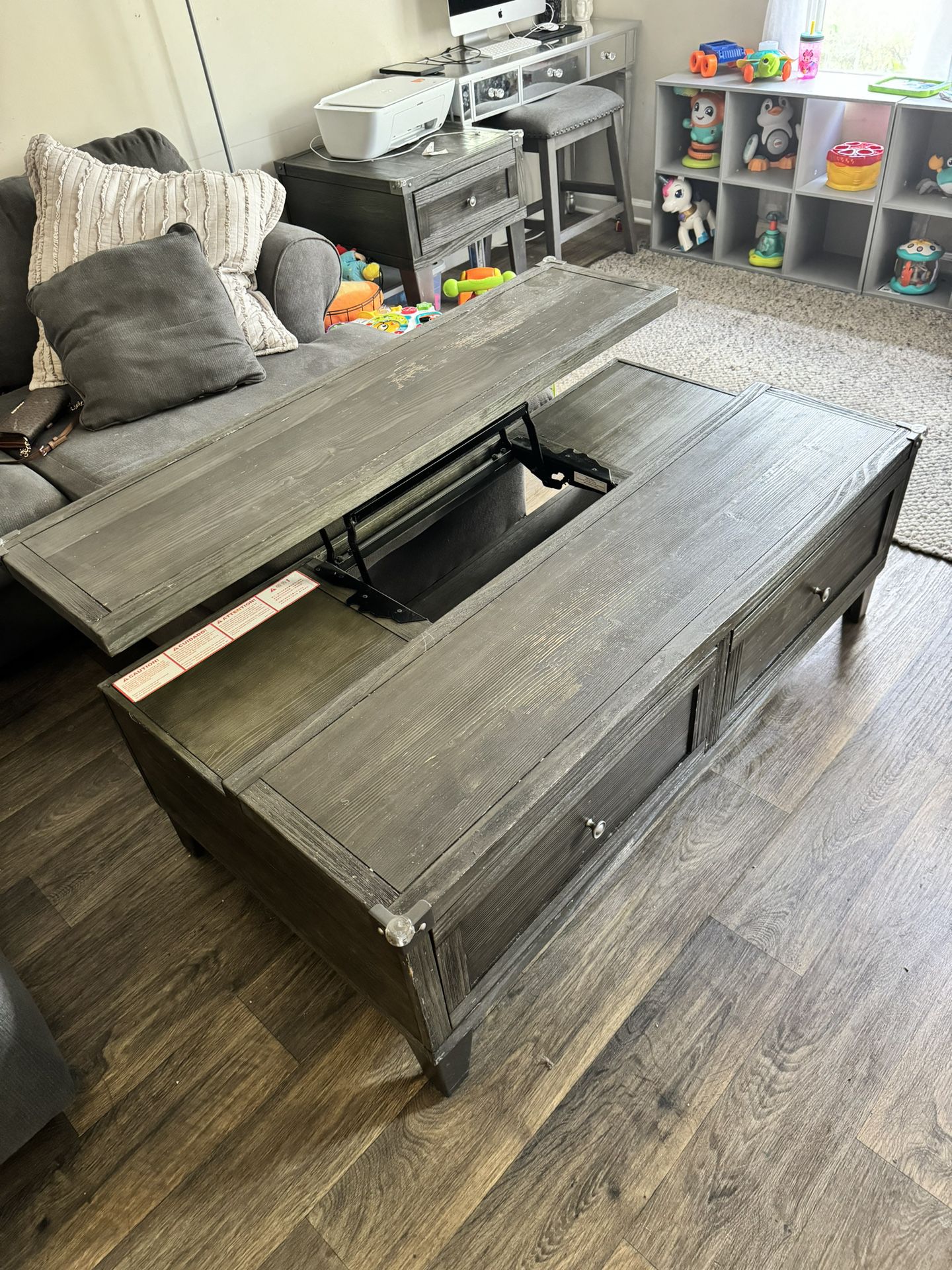 Coffee Table With Matching Side Table
