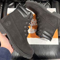 Timberland Linden Woods 6 IN Waterproof Boot Black Nubuck