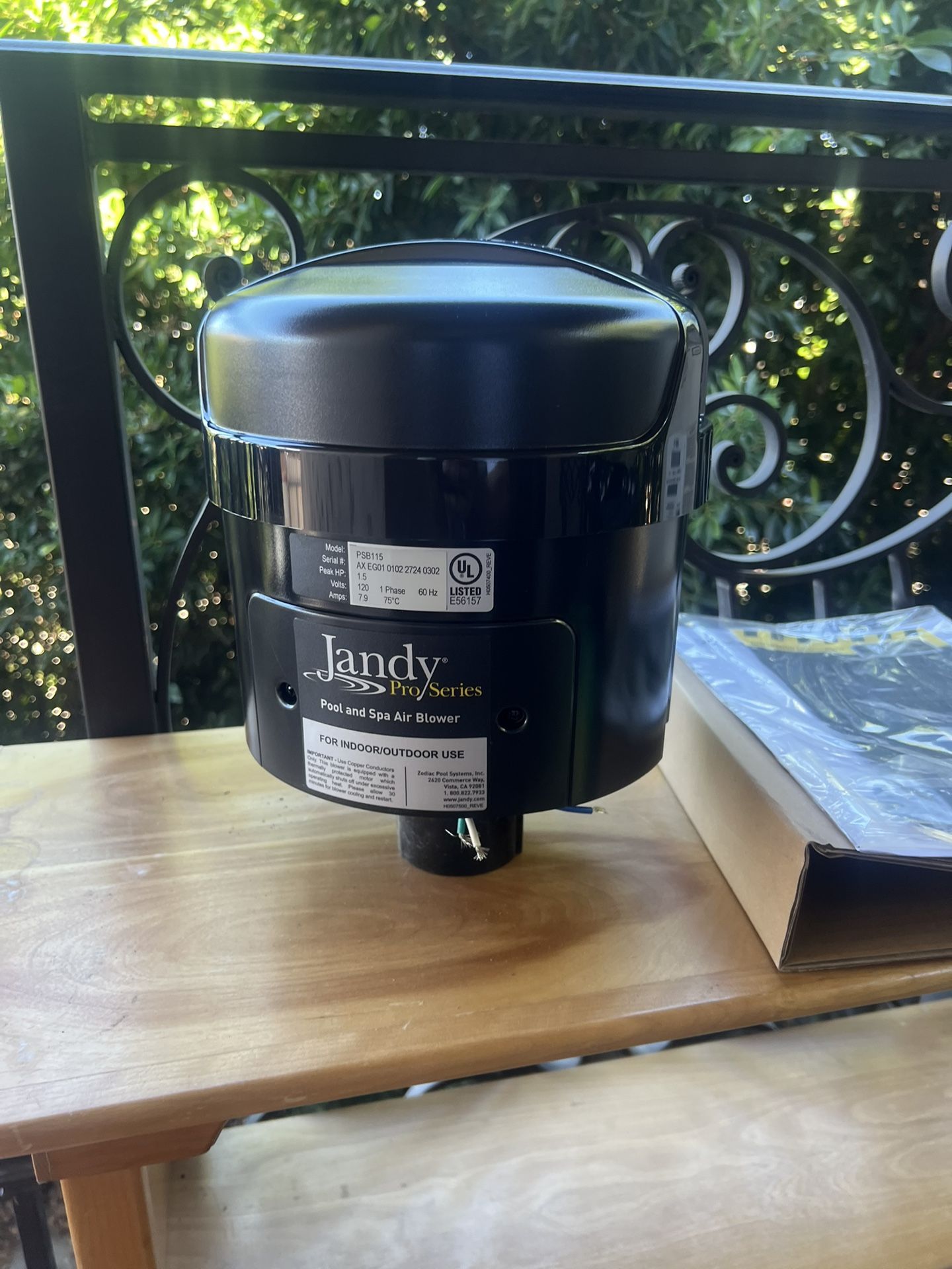 Jandy Pool & Spa Blower