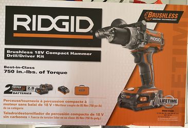 Ridgid Hammer drill new battery and charger included