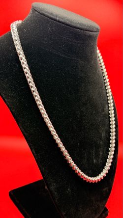 Silver Franco Link Chain Necklace
