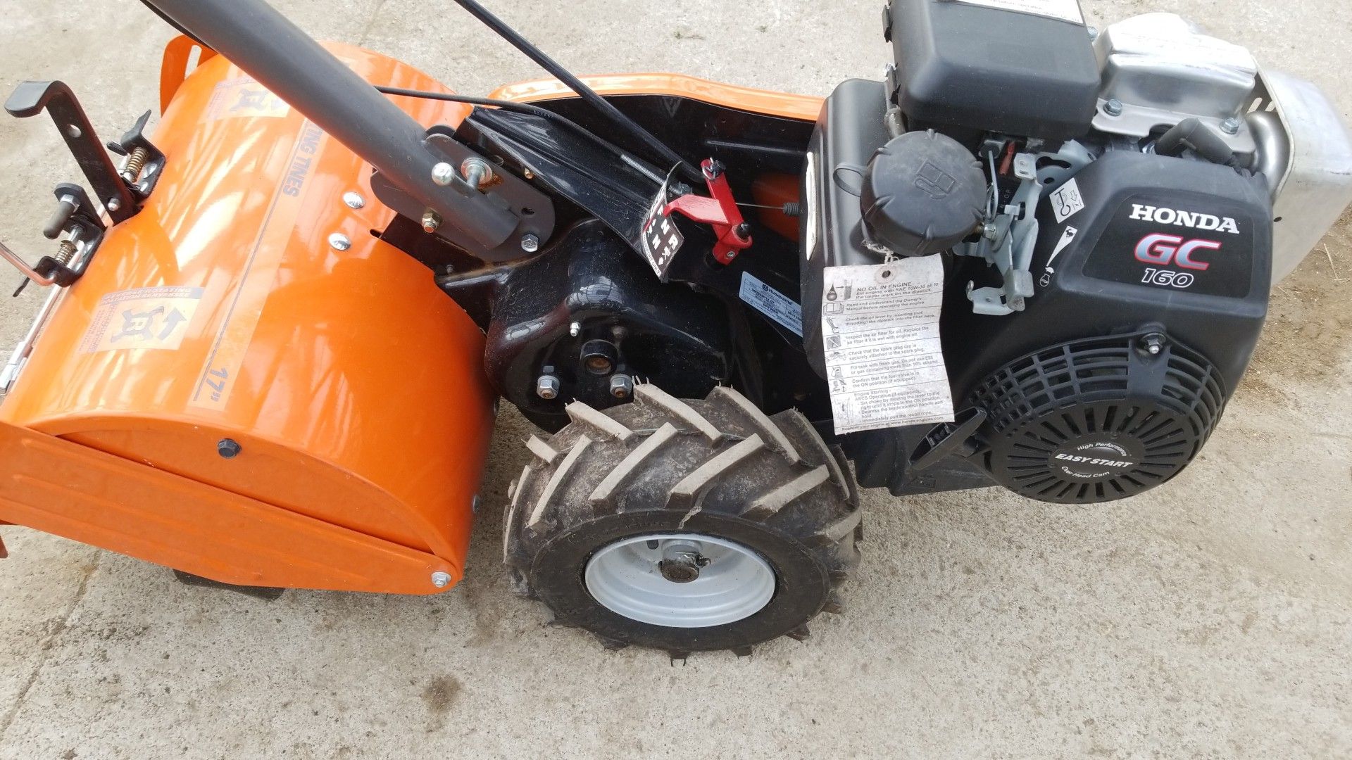 Husqvarna DRT900H 17inch Dual Rotating Tines Honda Engine Tiller New OPEN BOX never Used YES IT'S STILL AVAILABLE