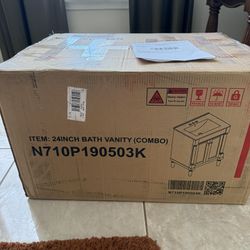 Vanity Bathroom 24” New