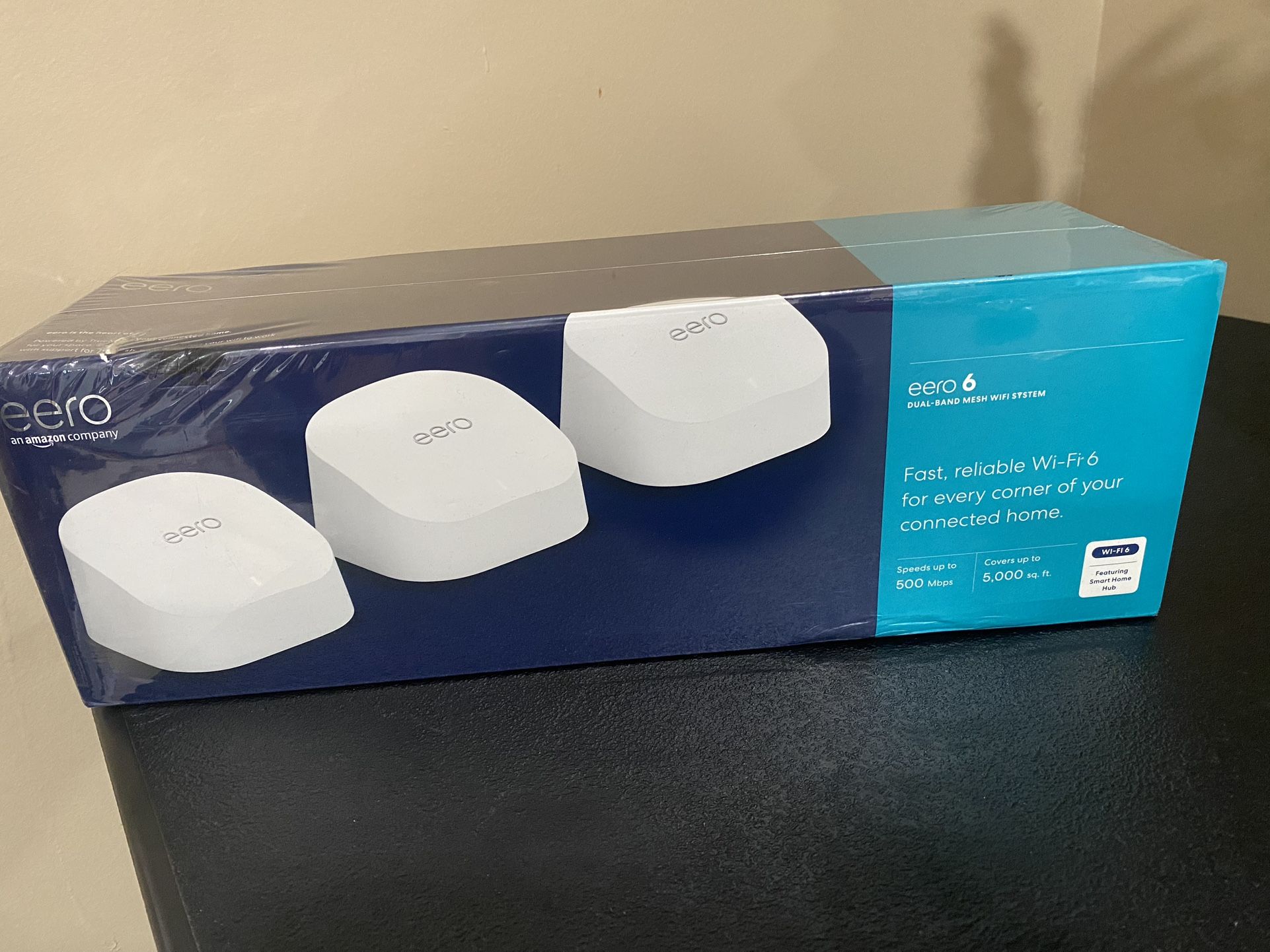 Eero 6 N010001 + 3 Extenders Q010001 Mesh Wifi Routers Wireless Dual-Band Gig