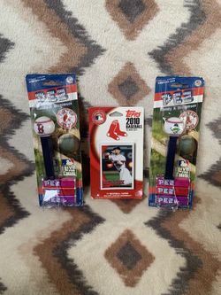 Boston Red Sox PEZ Candy Dispensers With 2010 Team Cards
