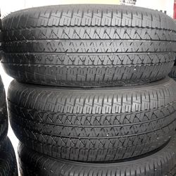 Set of 4 matching tires Firestone size 215/55R17