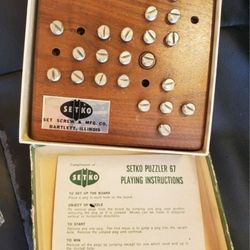 Vintage Setko Game Puzzle