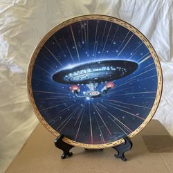 Star Trek Enterprise Next Generation Hamilton Plate Collect