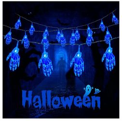 Halloween Skeleton Hand LED String Lights (30 LED)