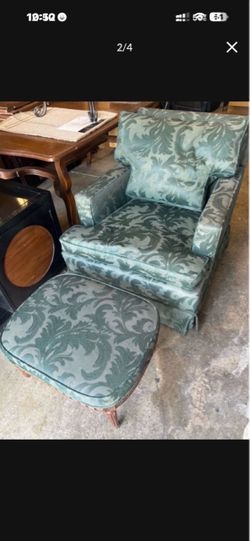 Armchair and Ottoman