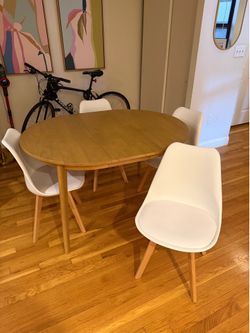 Dining Table and Chairs- perfect condition