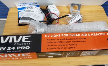Brand New! VIVE Germicidal UVC Light Kit for central HVAC systems TP-VC-UV24-PRO - Magnetic Mount