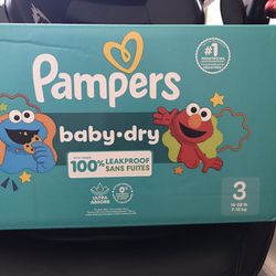 Pampers Baby Dry Size 3/104 Diapers 