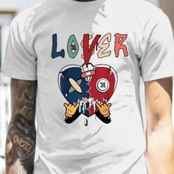 White lover shirt