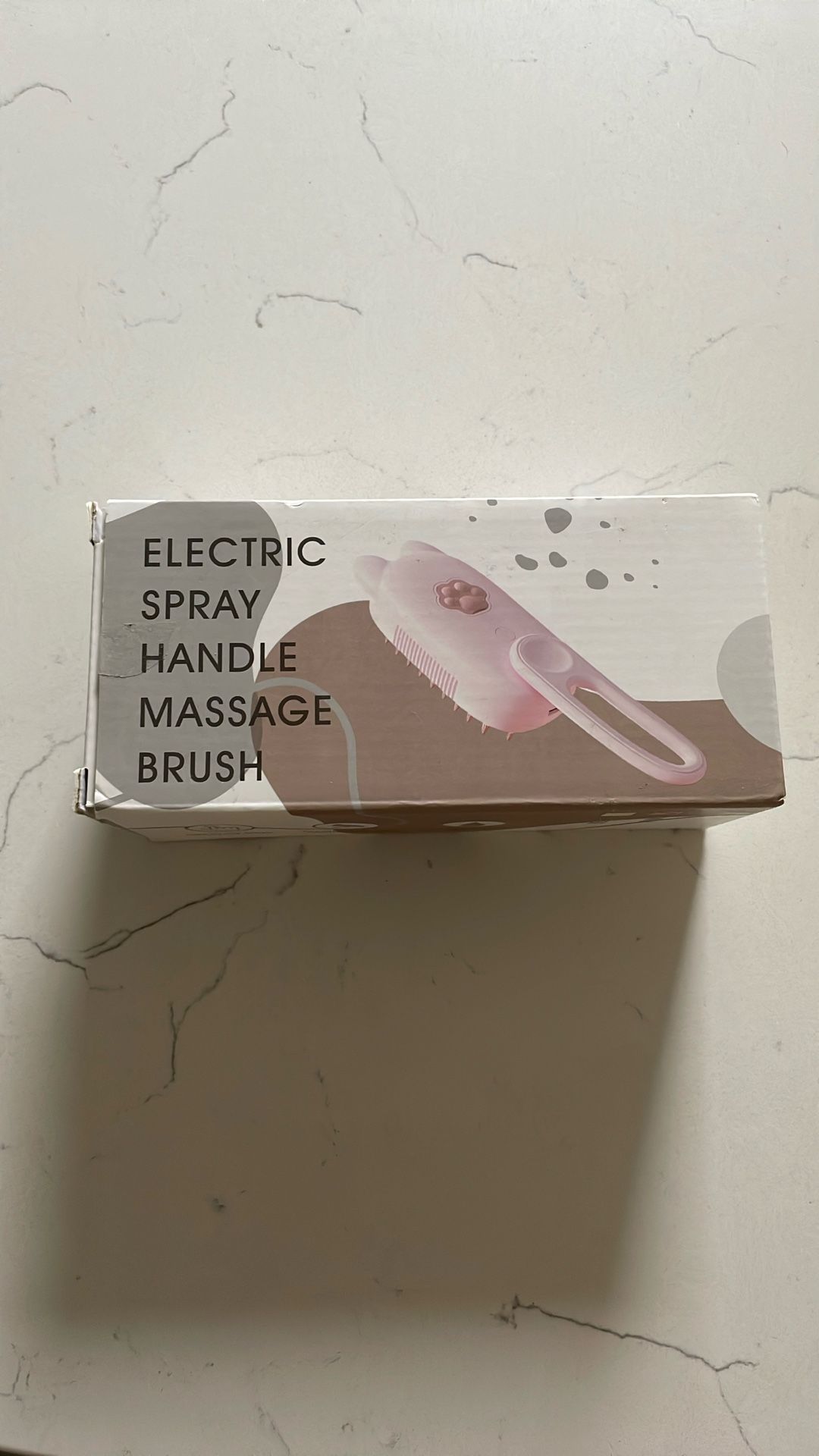 Electric spray handle massage brush for pets