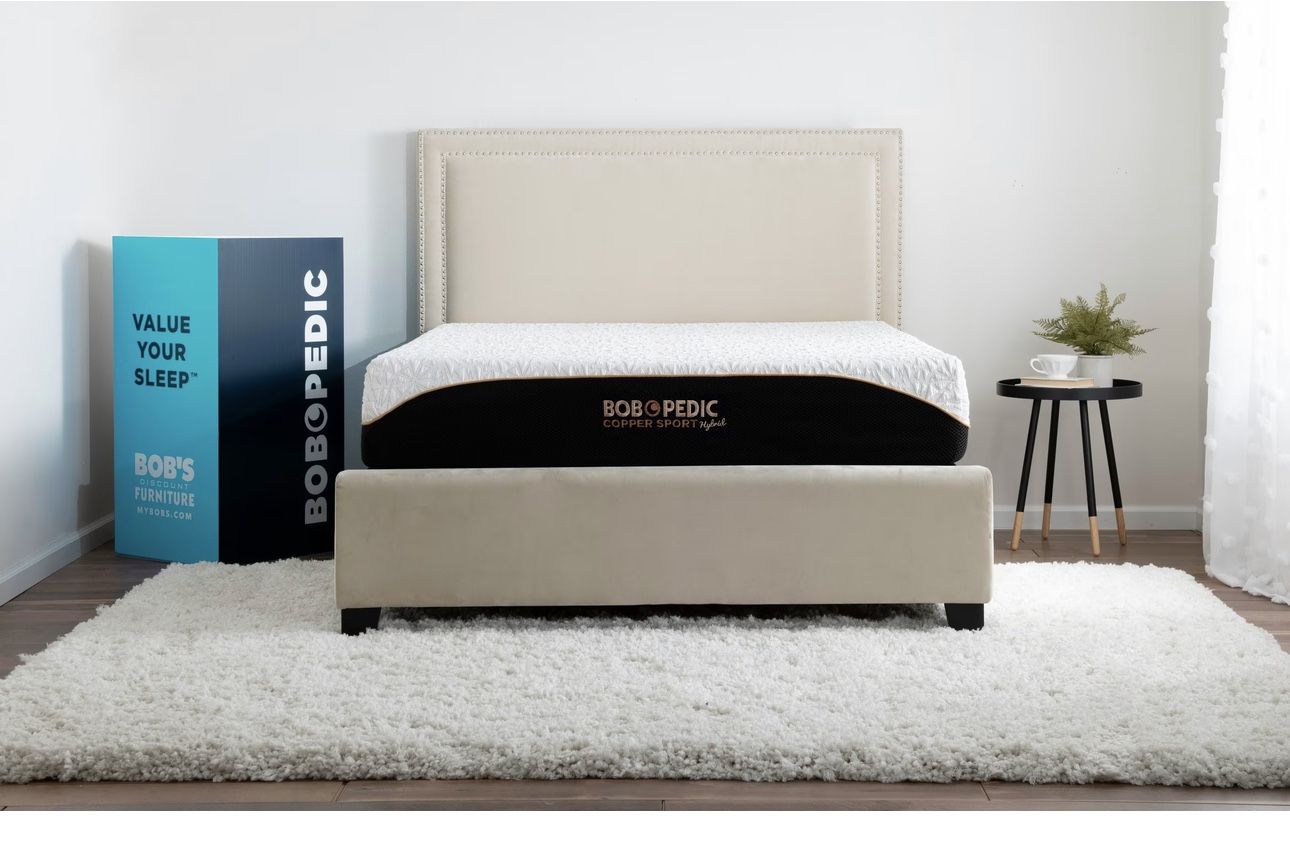 Bob O Pedic Copper Sport Hybrid Queen Plush Mattress - Thumbnail 2
