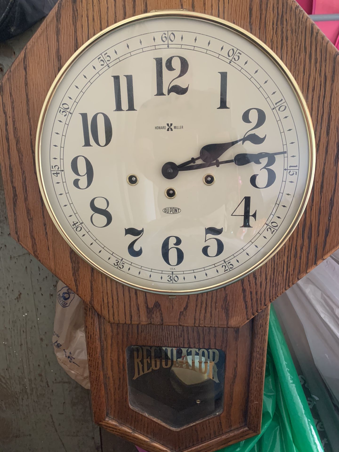 Howard Miller Regulator Wall Triple Chime Clock