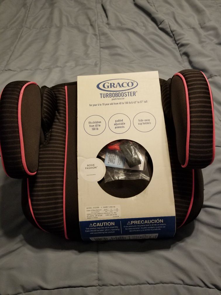 New! Graco turbobooster car booster seat $20