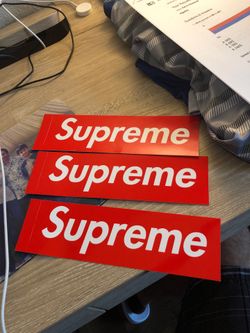 Supreme stickers