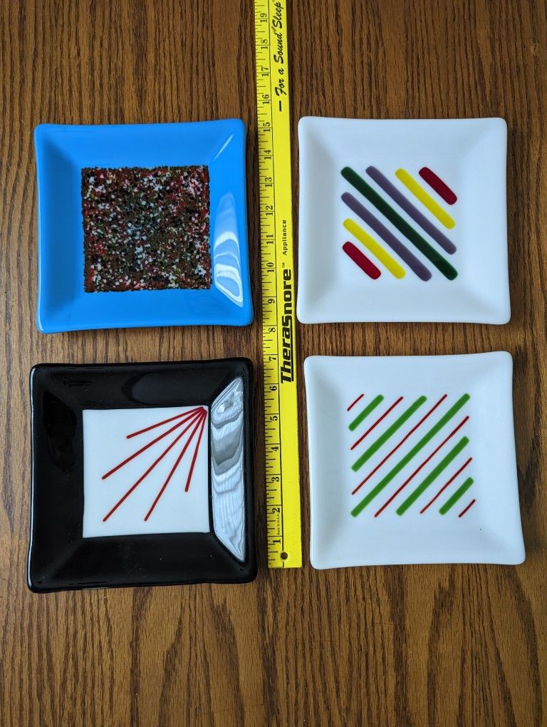 Four Small Fun Plates