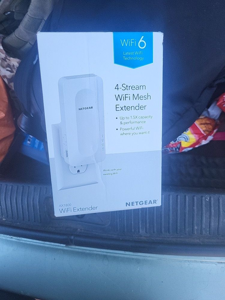 Netgear AX1800 Wifi Extender Brand New 4stream Wifi6