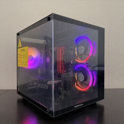FAST Custom RTX Gaming PC Computer (Ryzen 5 5500, RTX 2060, 16GB RAM, 1TB NVMe, WiFi)