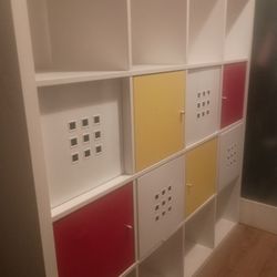 IKEA KALLAX
Shelf Unit, White, 57 7/8x57 5/8 "