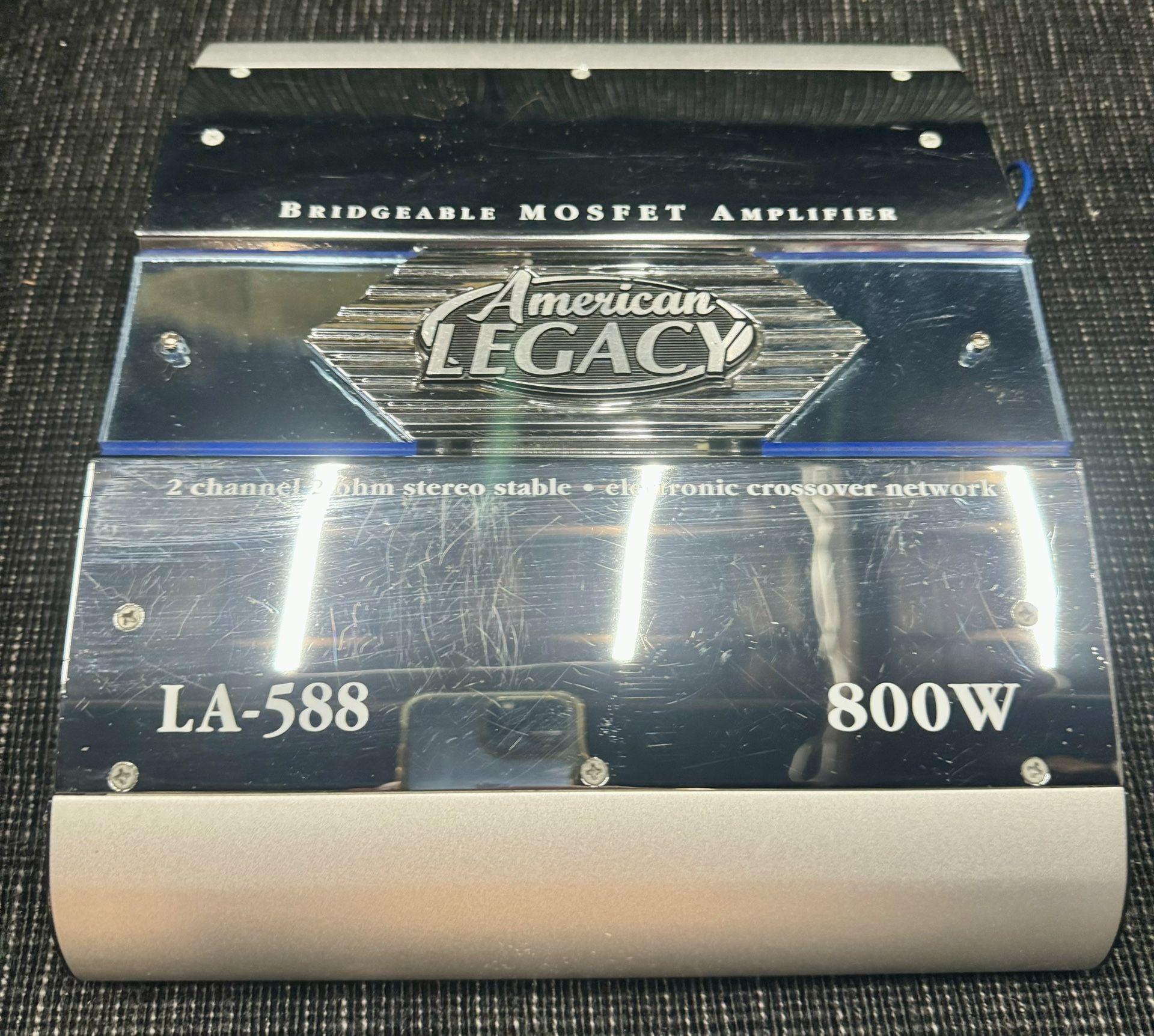 American Legacy LA588 2 Channel 800W Bridgeable Mosfet Amplifier