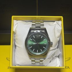 69016 - INVICTA Specialty Men 40mm Metal Steel Green dial