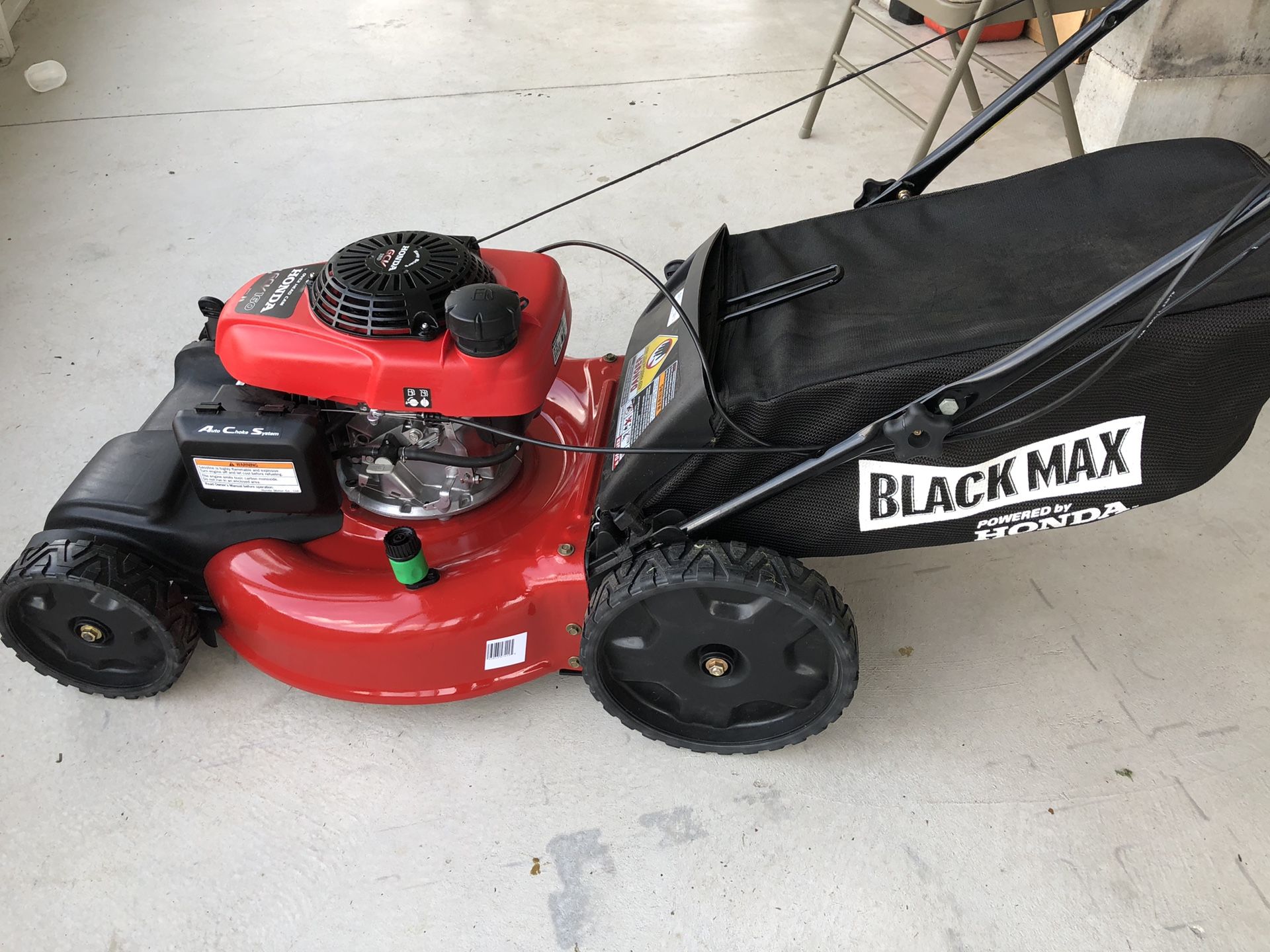 Honda black cheap max lawn mower