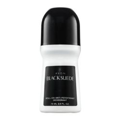 NWT Avon Black Suede Roll-On Antiperspirant Deodorant