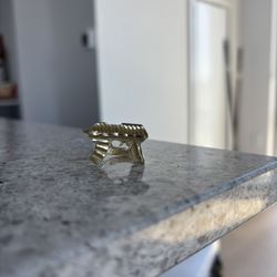Gold Gun/Uzi Ring 14k