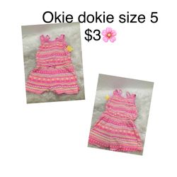 Romper Great Condition For Girls Size 5 🌸🌸🌸firm Price