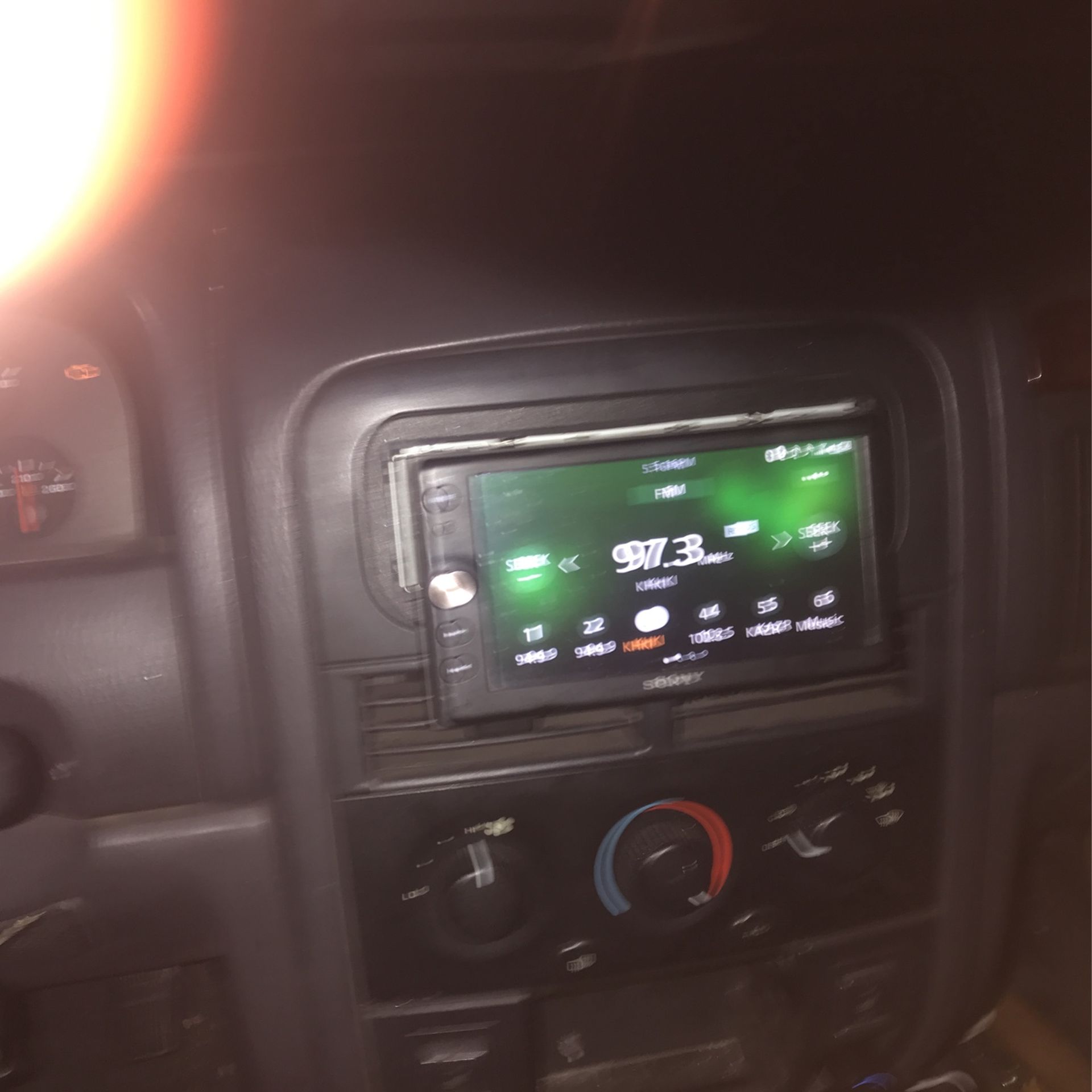 Sony Singlemount Double Din Screen