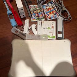 Nintendo Wii with games
