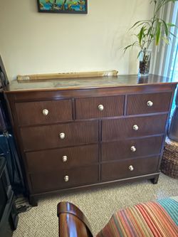 Dresser and Mirror