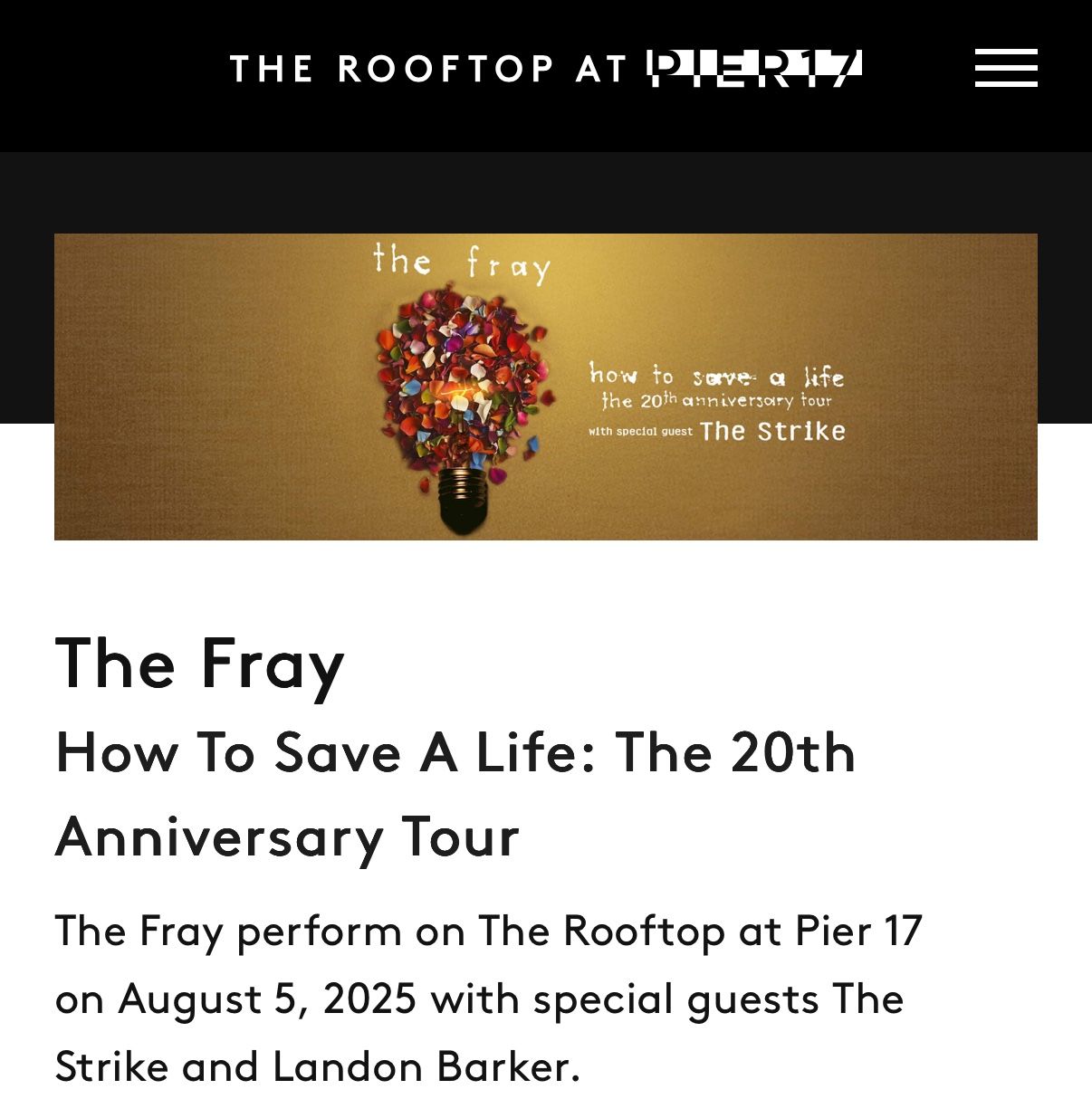 The Fray At Pier 17